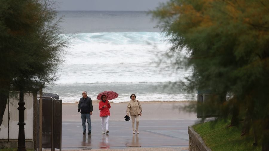 La borrasca llega a Gipuzkoa