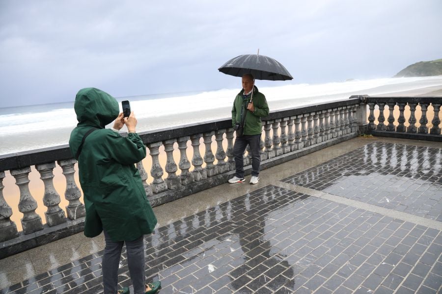 La borrasca llega a Gipuzkoa