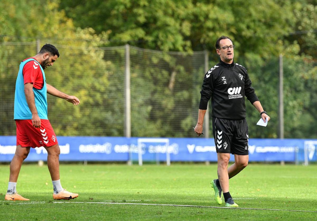 Etxeberria confía en su equipo ante la visita al Zaragoza.