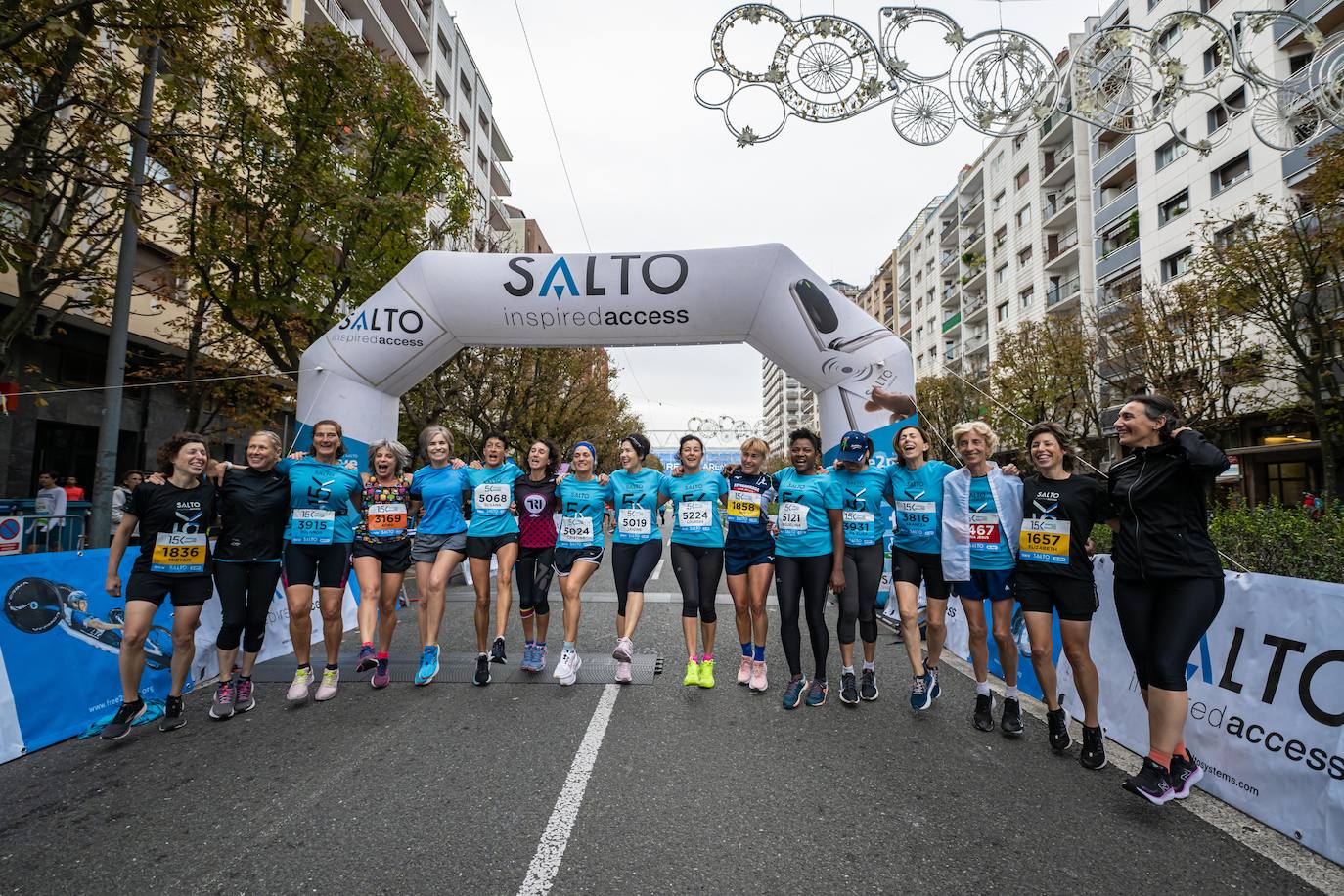 Gran ambiente en la salida de la 15k