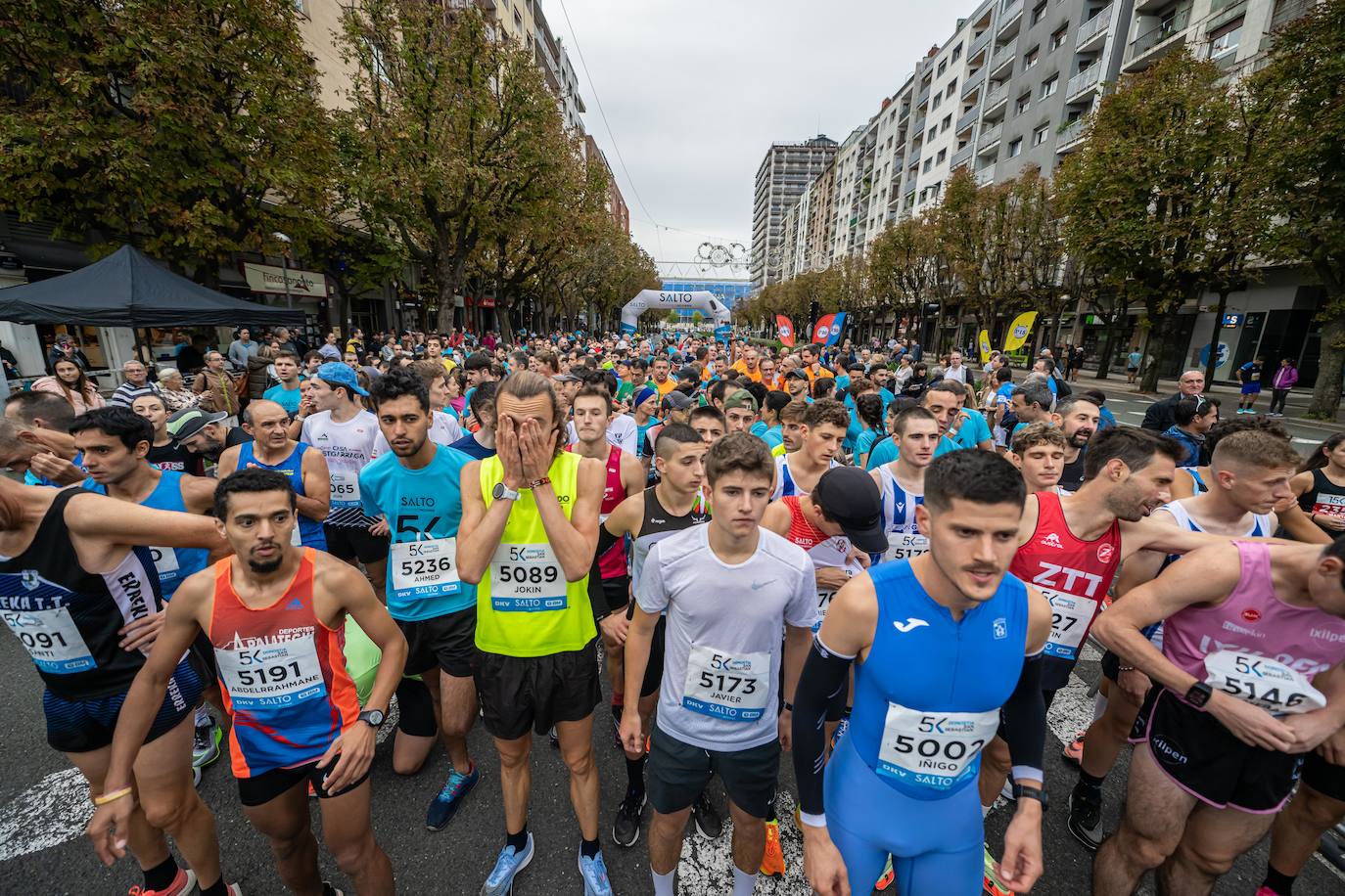 Gran ambiente en la salida de la 15k