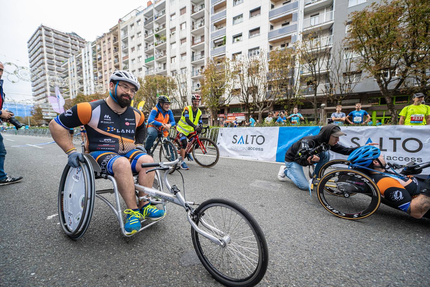 Gran ambiente en la salida de la 15k