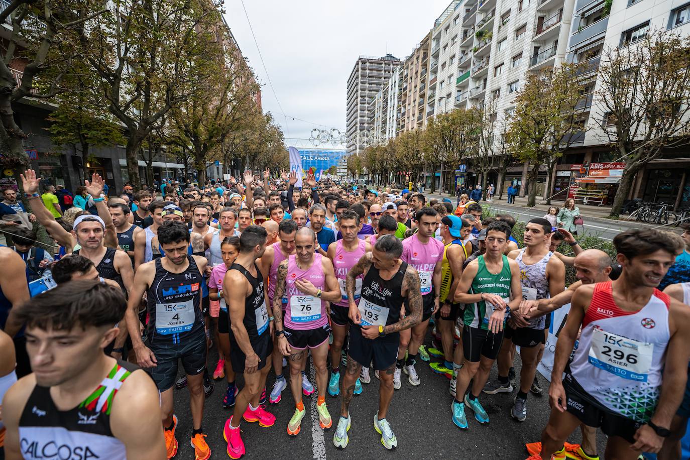 Gran ambiente en la salida de la 15k