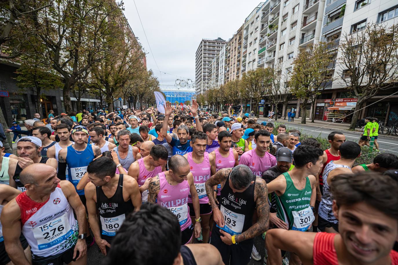 Gran ambiente en la salida de la 15k