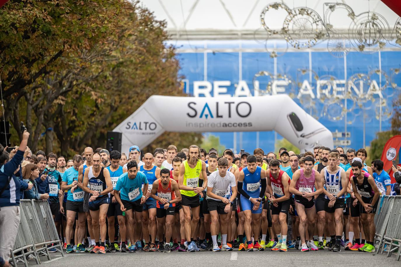 Gran ambiente en la salida de la 15k