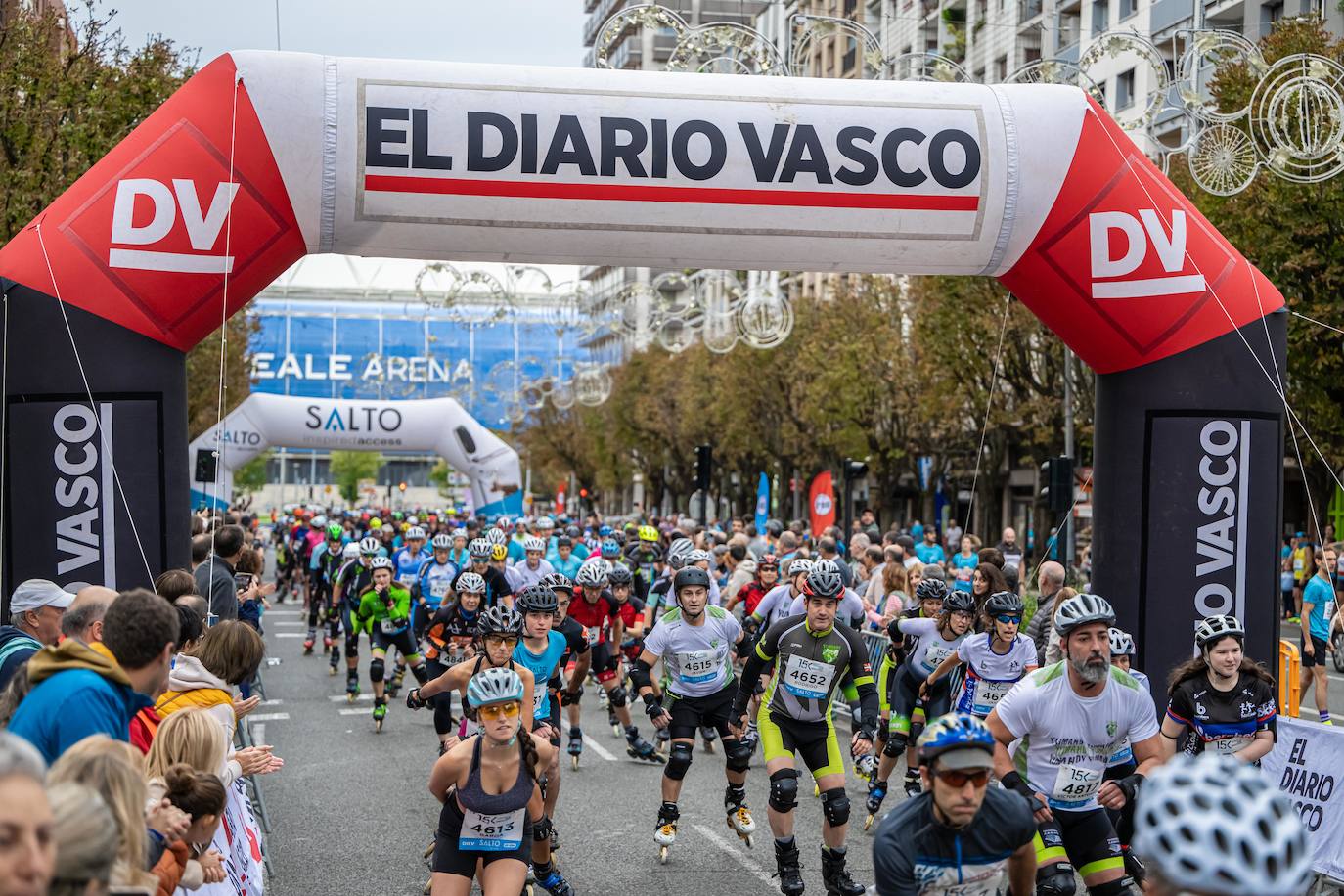 Gran ambiente en la salida de la 15k