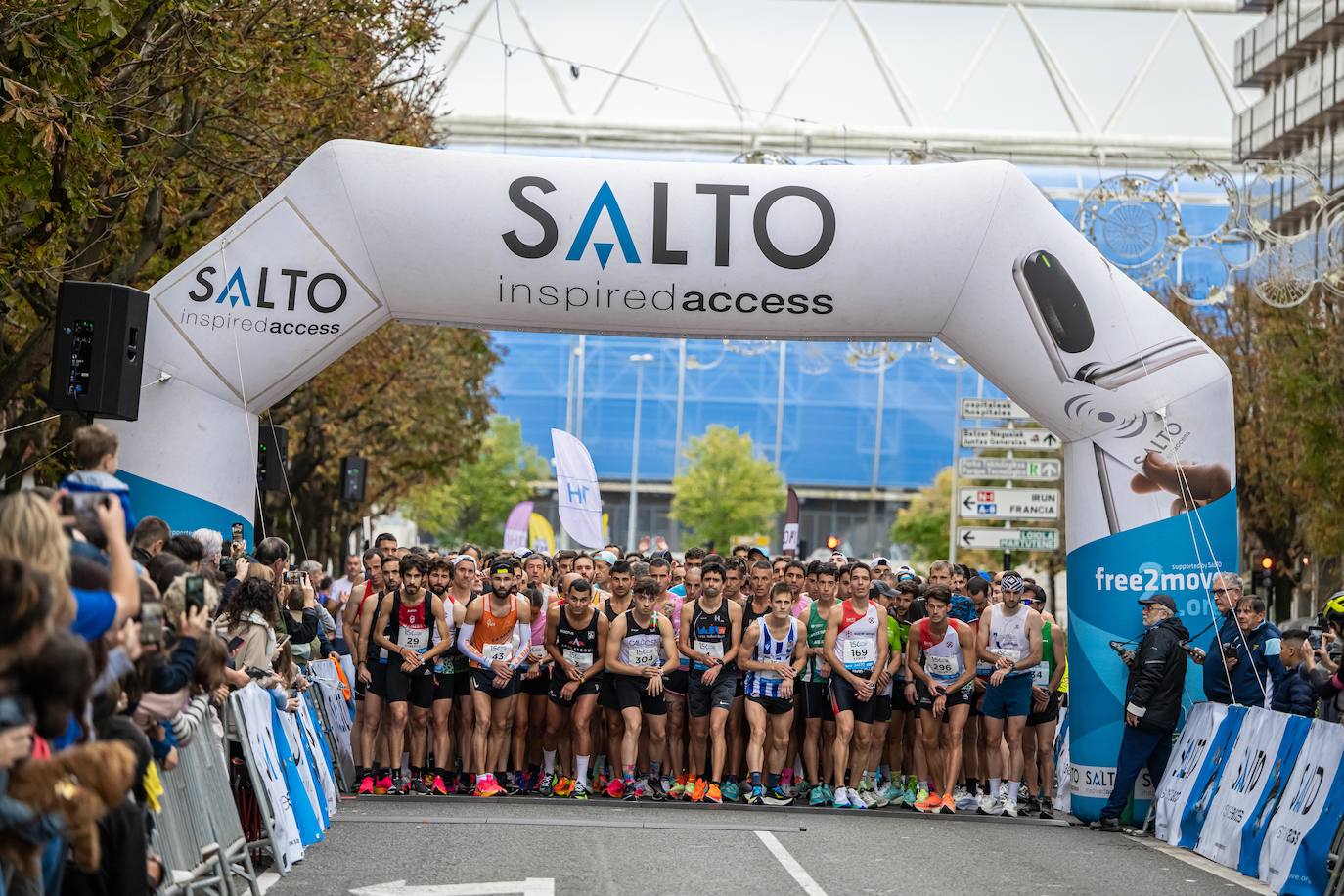 Gran ambiente en la salida de la 15k