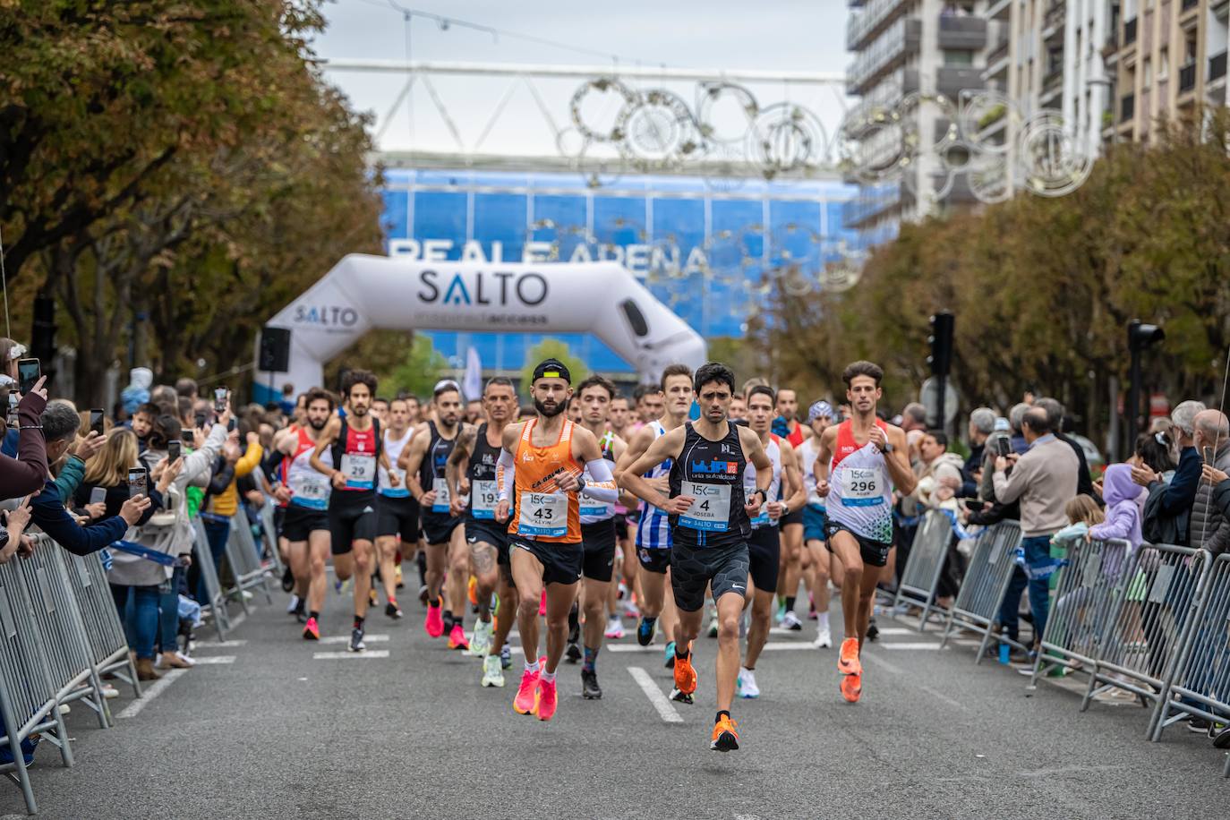 Gran ambiente en la salida de la 15k