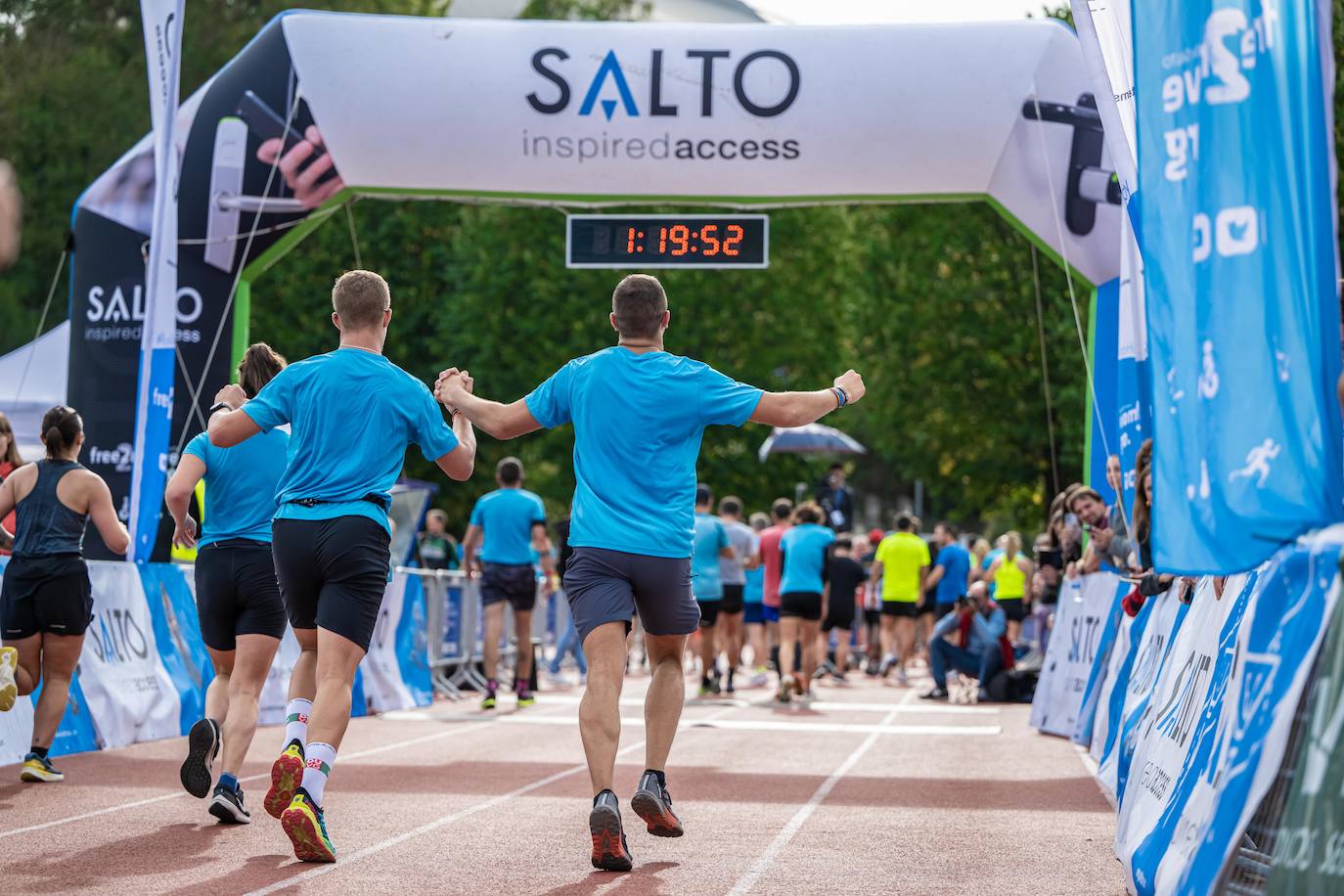 Las mejores imágenes de las llegadas de la Clásica Salto