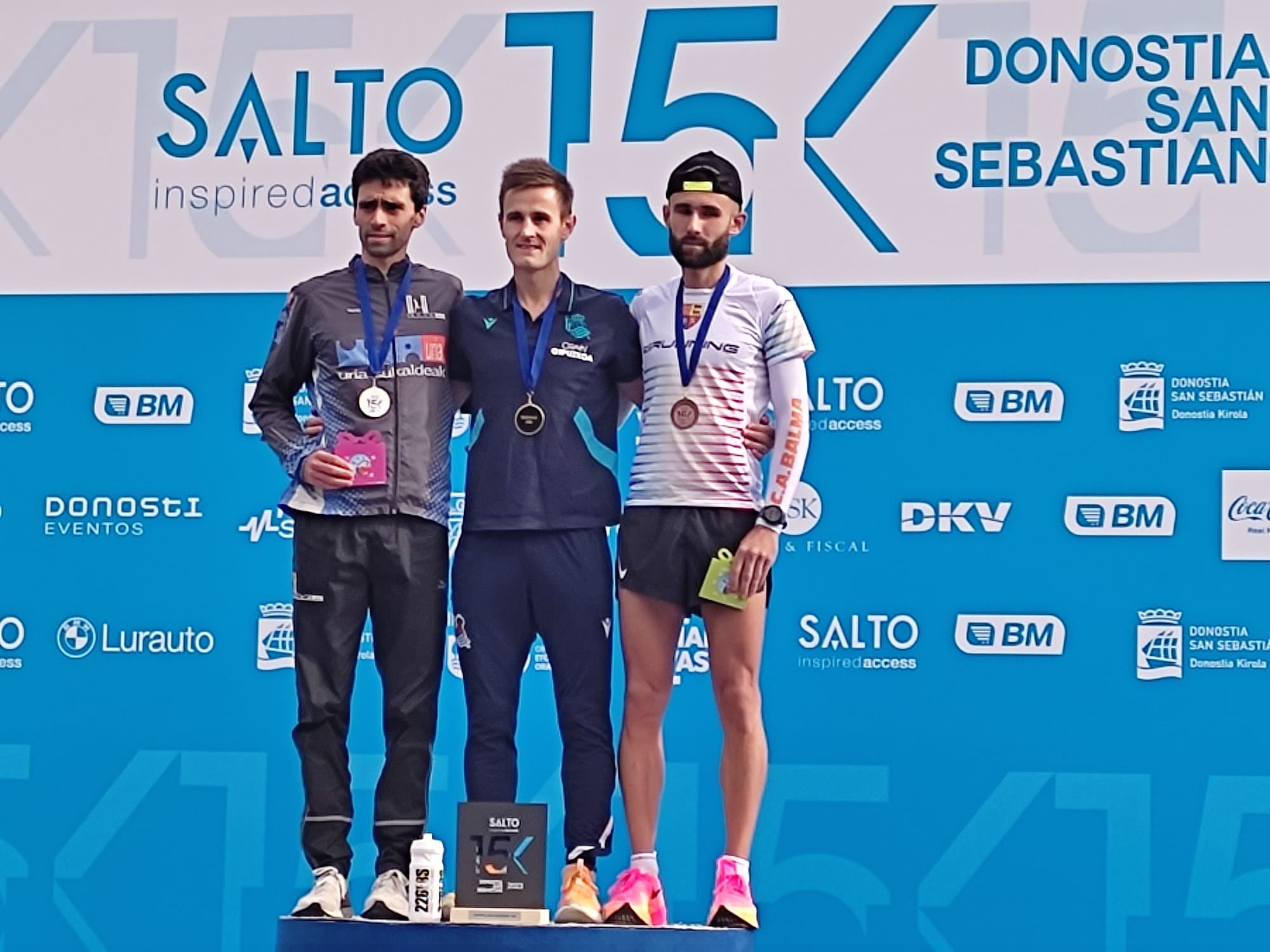 Los ganadores de la Clásica Salto de Donostia