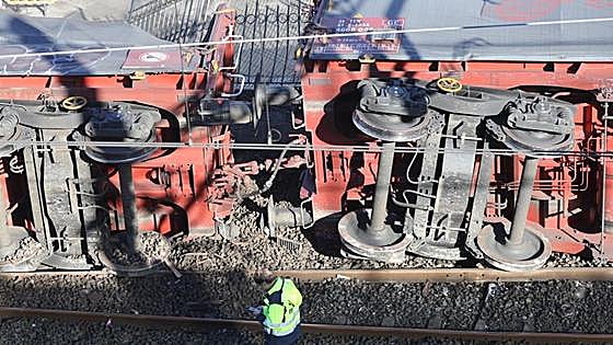 «Menos mal que el tren no transportaba productos tóxicos»