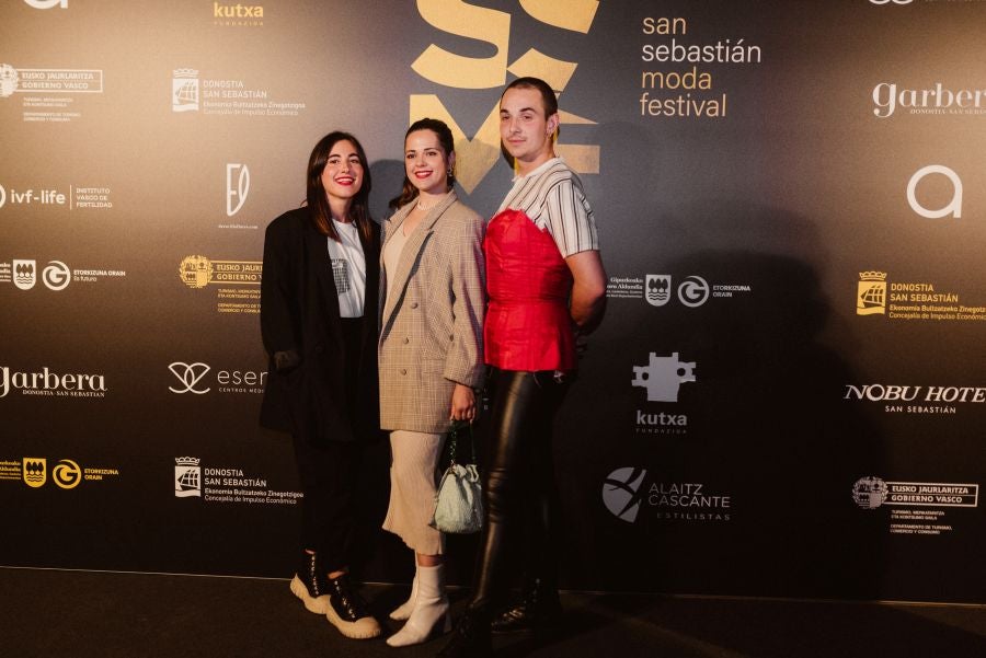 Photocall del desfile de Kutxa Fundazioa Moda