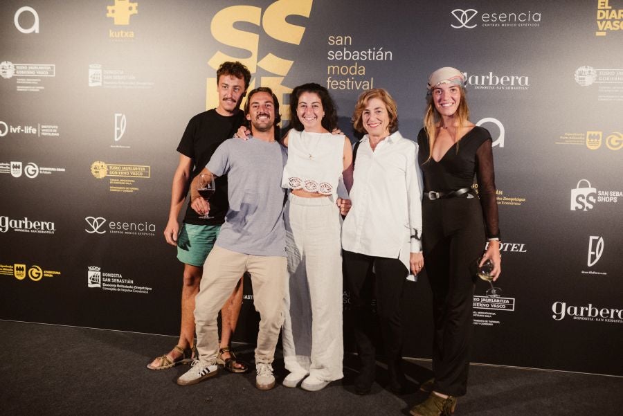 Photocall del desfile de Kutxa Fundazioa Moda