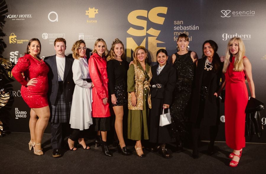 Photocall del desfile de Kutxa Fundazioa Moda