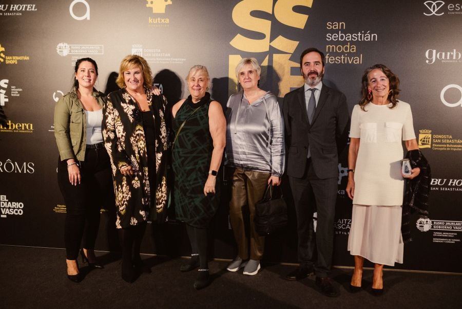 Photocall del desfile de Kutxa Fundazioa Moda