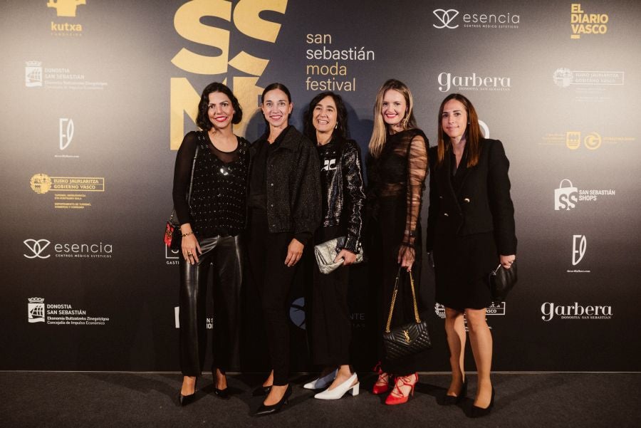 Photocall del desfile de Kutxa Fundazioa Moda