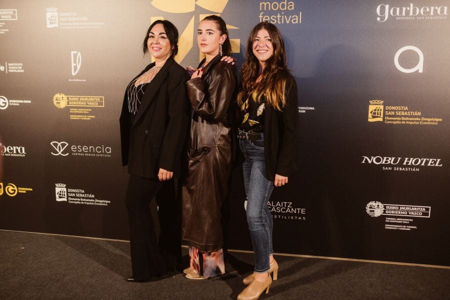 Photocall del desfile de Kutxa Fundazioa Moda