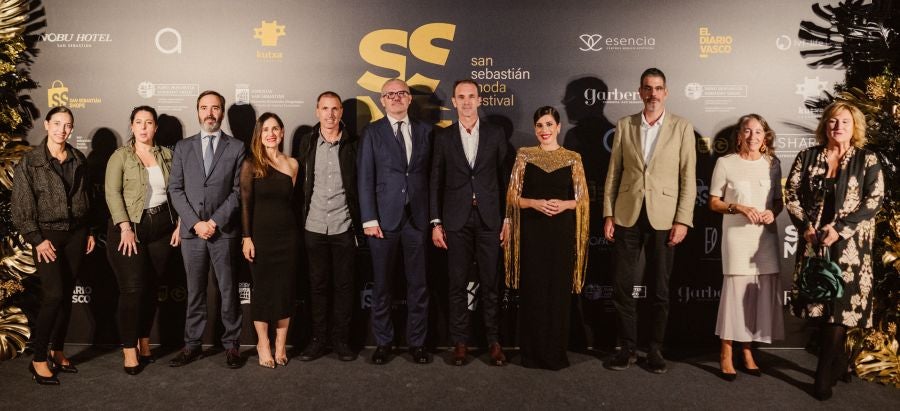 Photocall del desfile de Isabel Sanchis