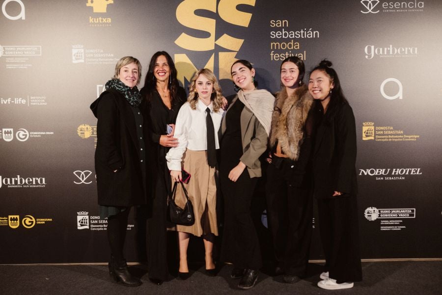 Photocall del desfile de Isabel Sanchis