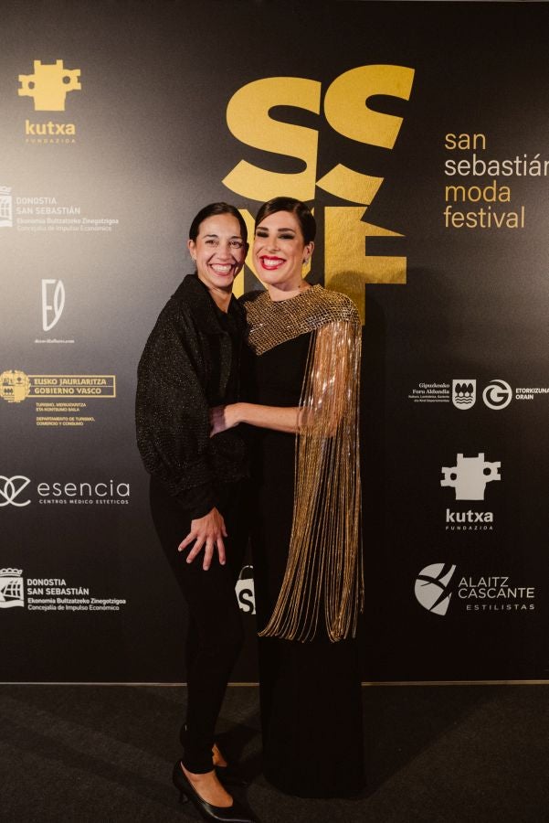 Photocall del desfile de Isabel Sanchis