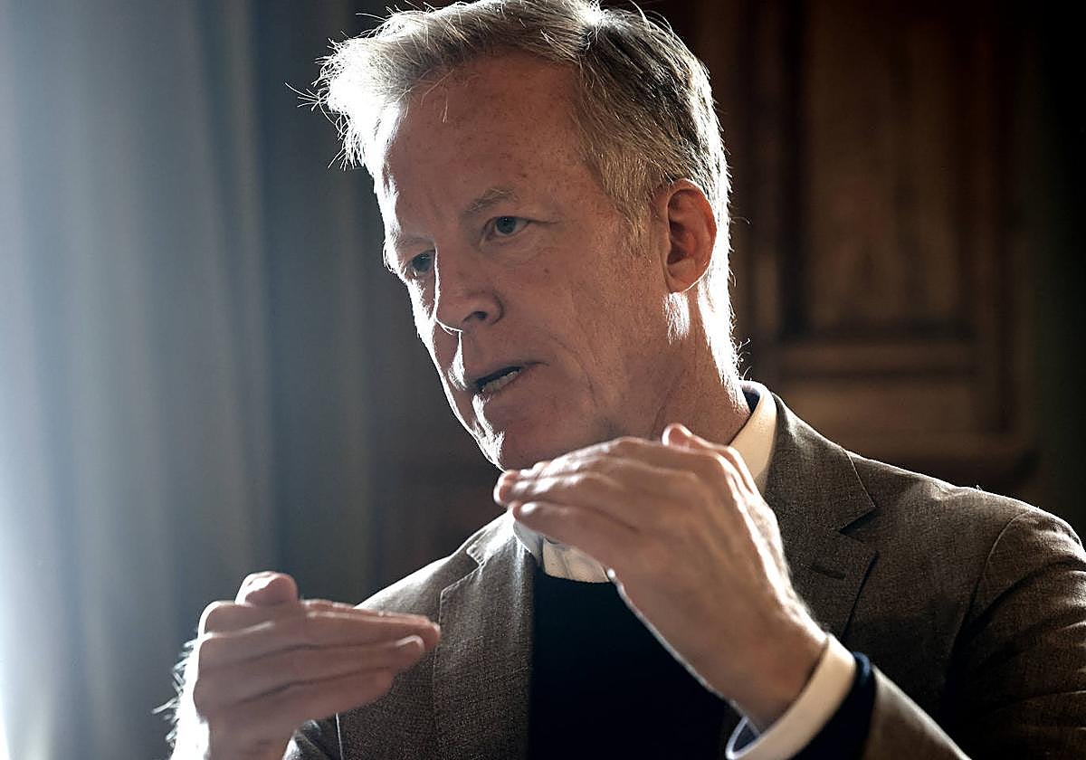 Curt Rice, en el Palacio Miramar.