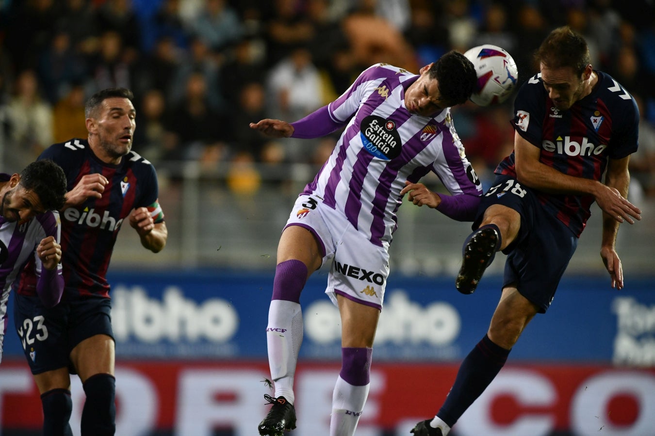 Las mejores imágenes de la &#039;manita&#039; del Eibar al Valladolid