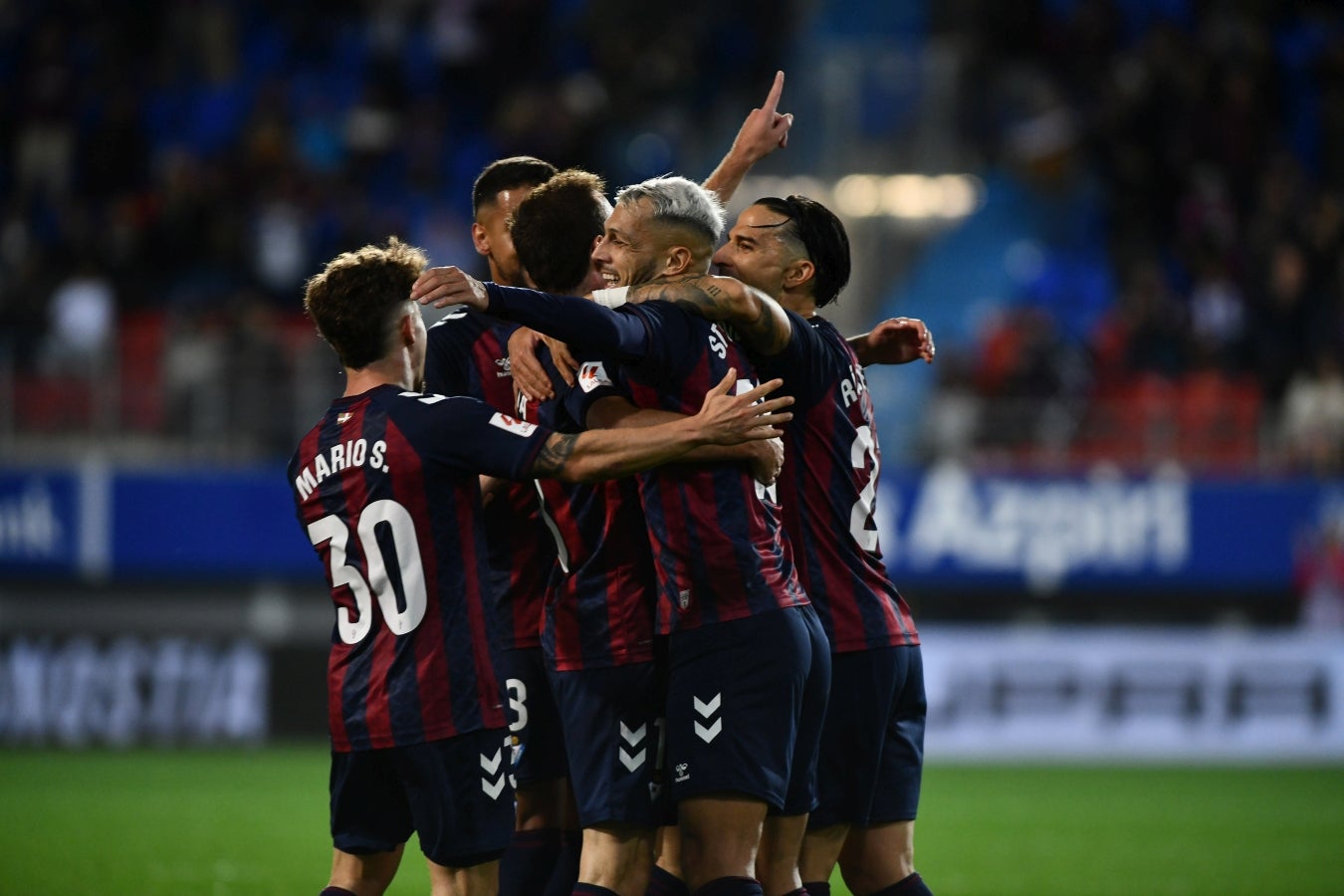 Las mejores imágenes de la &#039;manita&#039; del Eibar al Valladolid