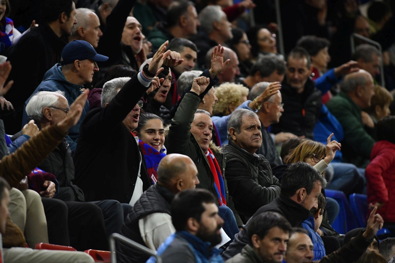 Las mejores imágenes de la &#039;manita&#039; del Eibar al Valladolid