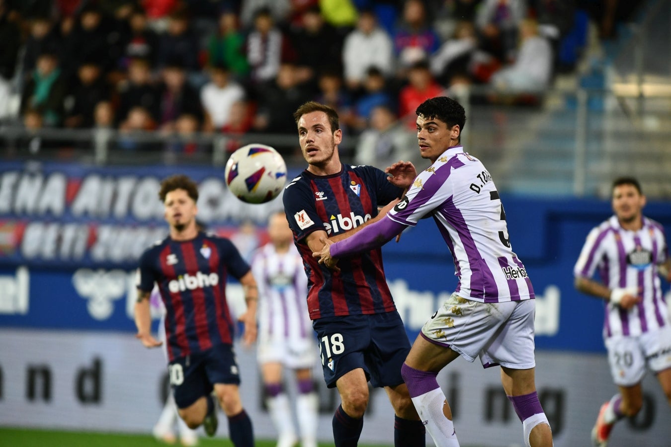 Las mejores imágenes de la &#039;manita&#039; del Eibar al Valladolid