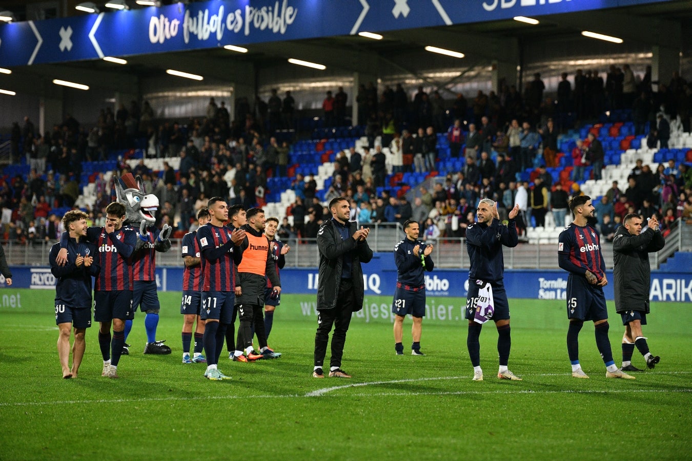 Las mejores imágenes de la &#039;manita&#039; del Eibar al Valladolid