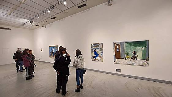 'Maitasun-ordu bi eta igurtzi zenbait' erakusketa kolektiboa, azaroak 26 bitartean Oxford aretoan