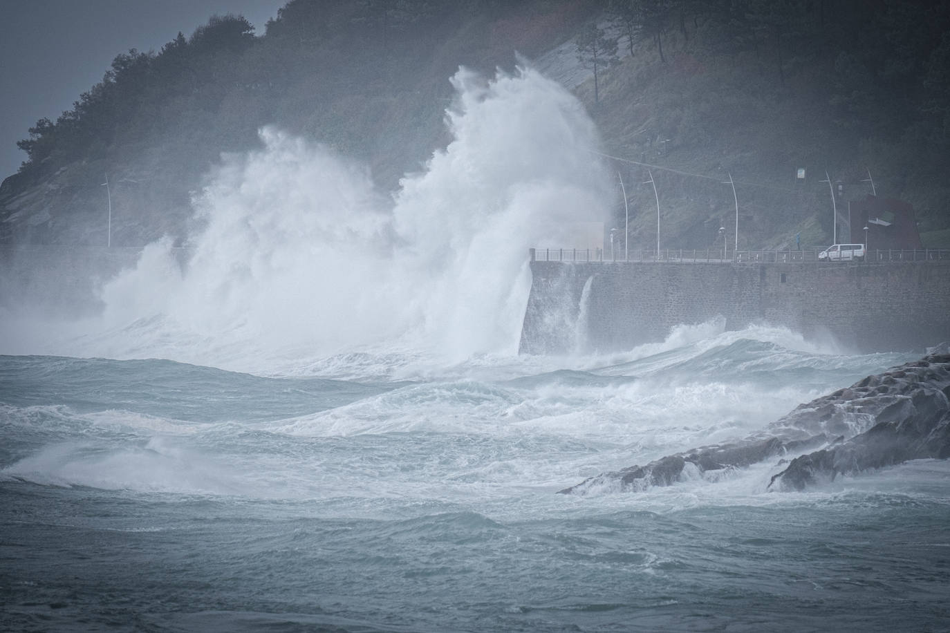 La huella de la borrasca Ciarán en Gipuzkoa