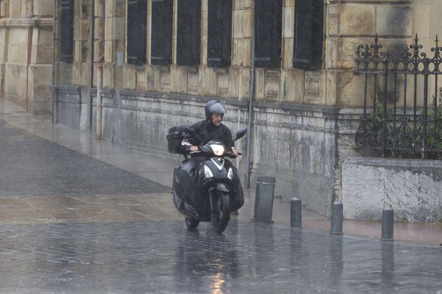 La huella de la borrasca Ciarán en Gipuzkoa
