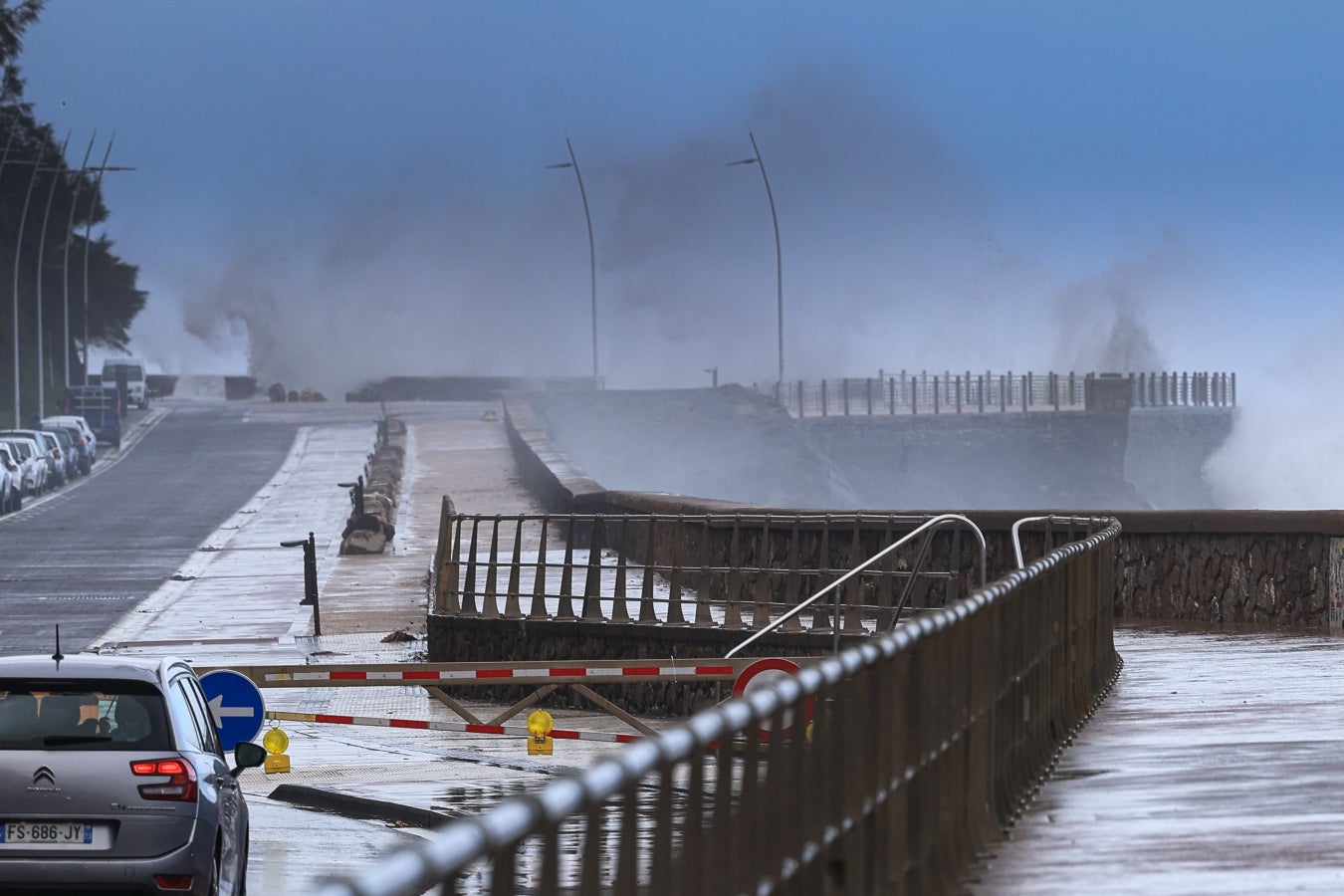 La huella de la borrasca Ciarán en Gipuzkoa