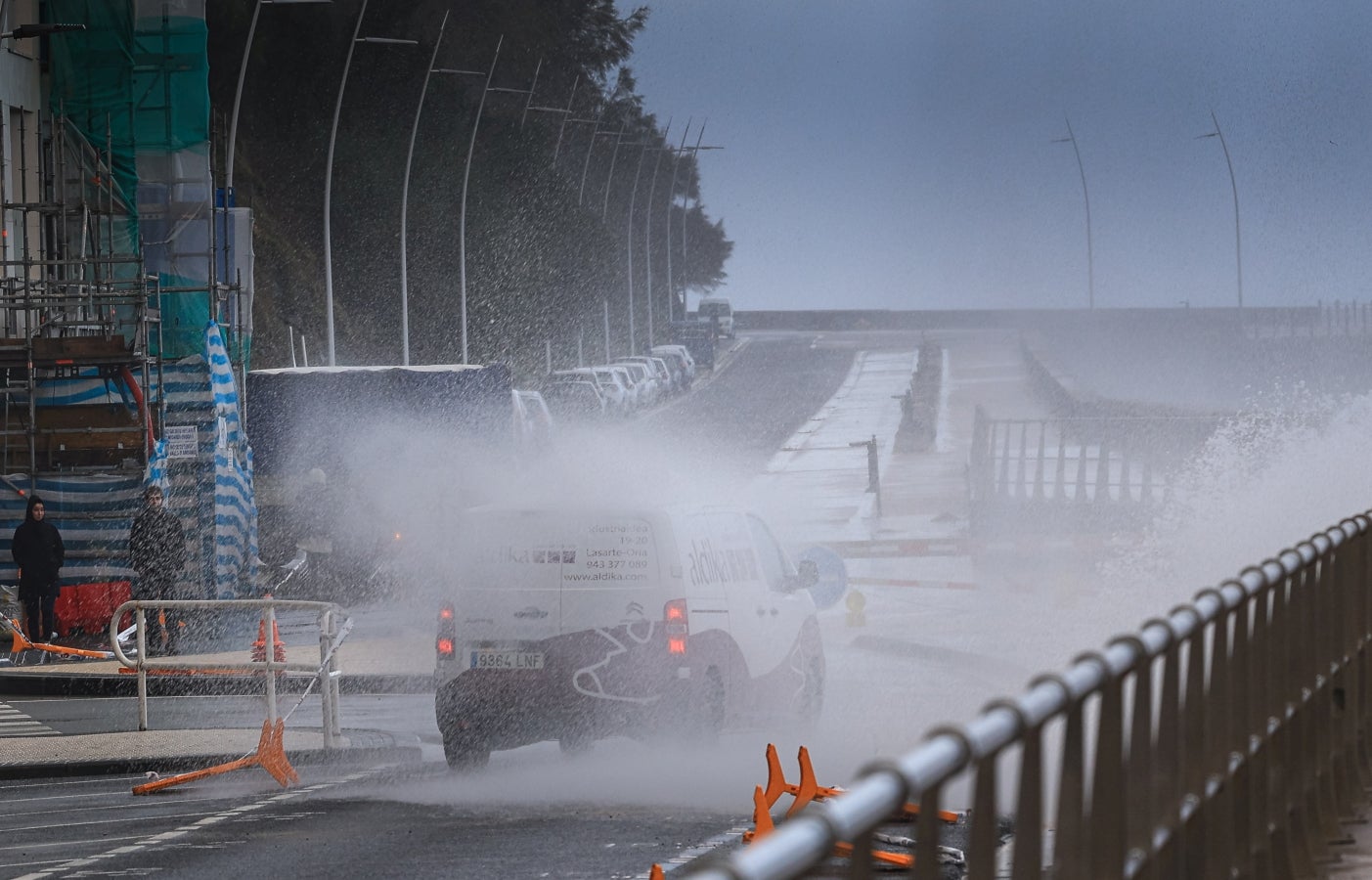 La huella de la borrasca Ciarán en Gipuzkoa