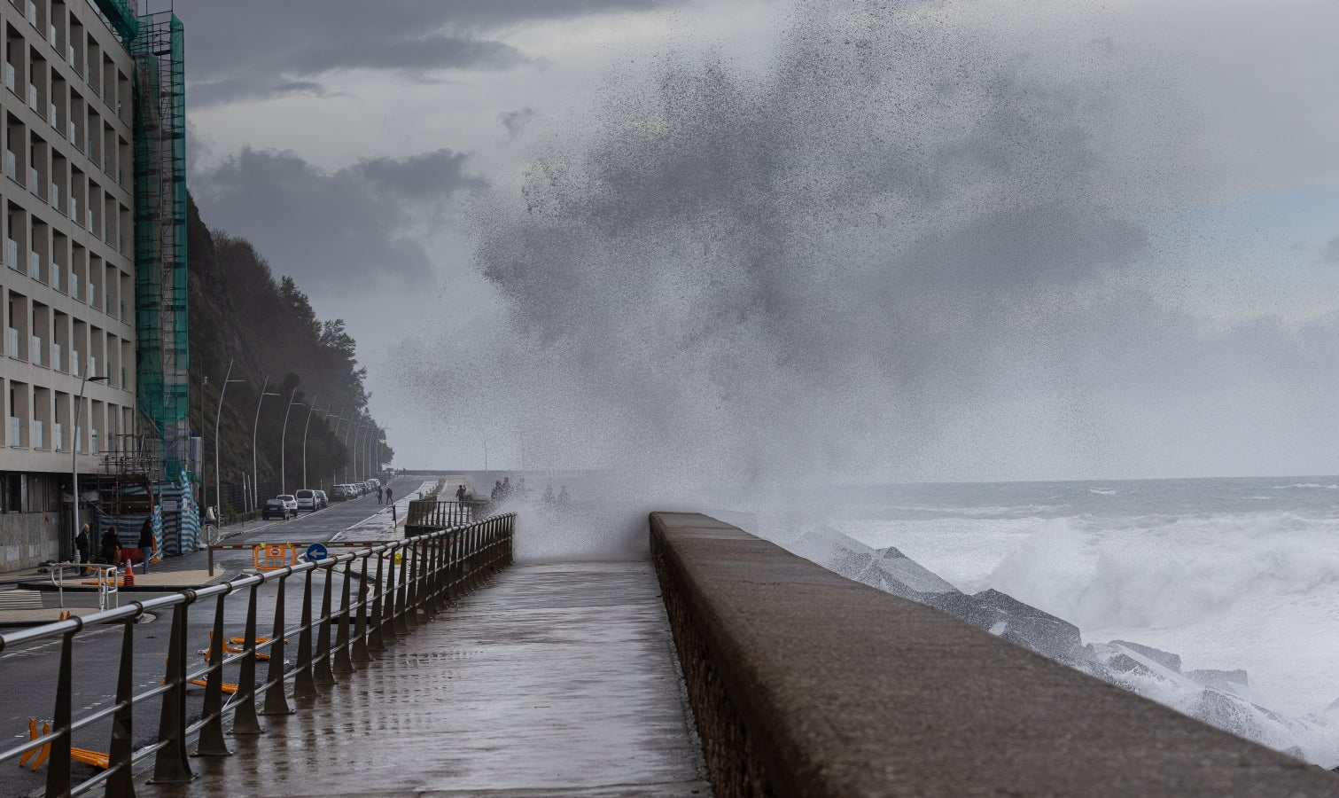 La huella de la borrasca Ciarán en Gipuzkoa