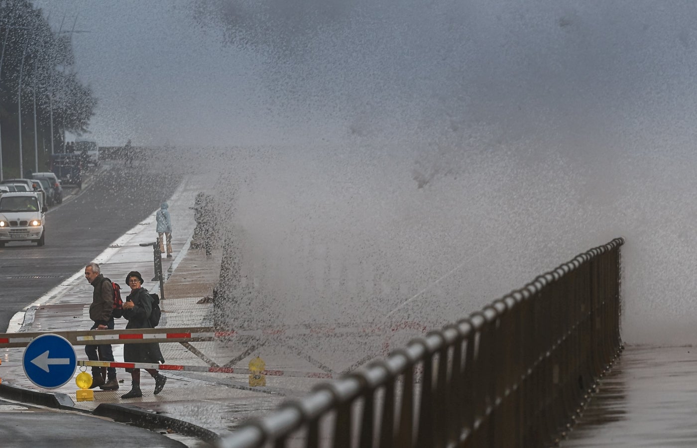 La huella de la borrasca Ciarán en Gipuzkoa