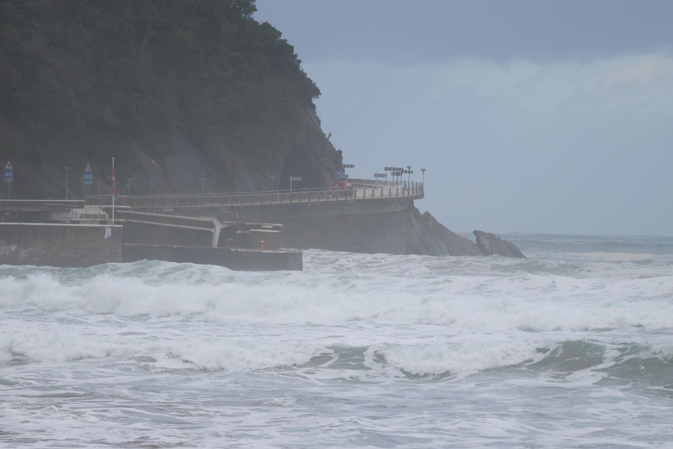 La huella de la borrasca Ciarán en Gipuzkoa