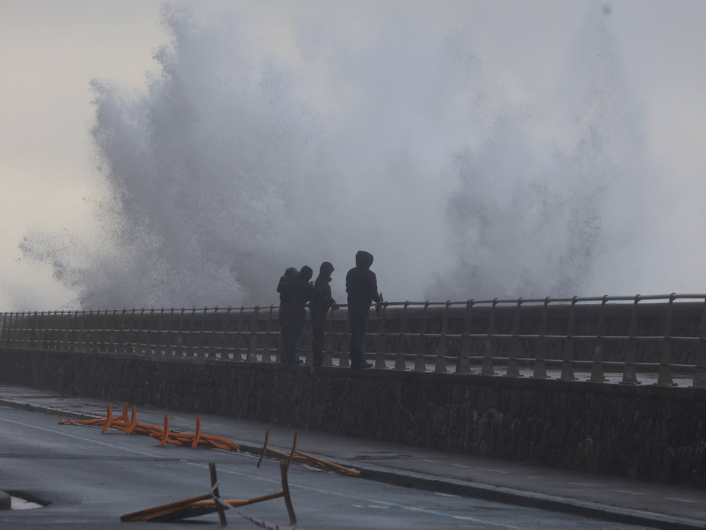 La huella de la borrasca Ciarán en Gipuzkoa