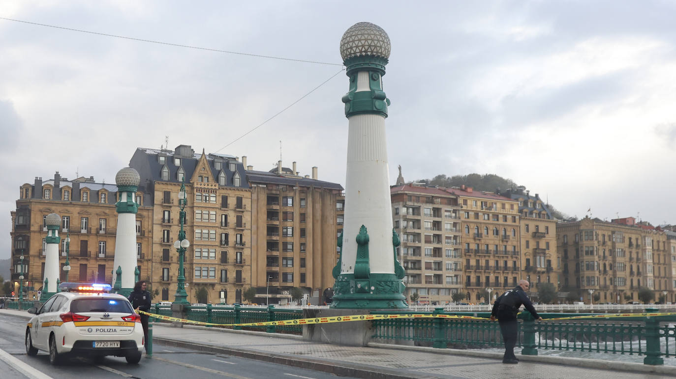 La huella de la borrasca Ciarán en Gipuzkoa