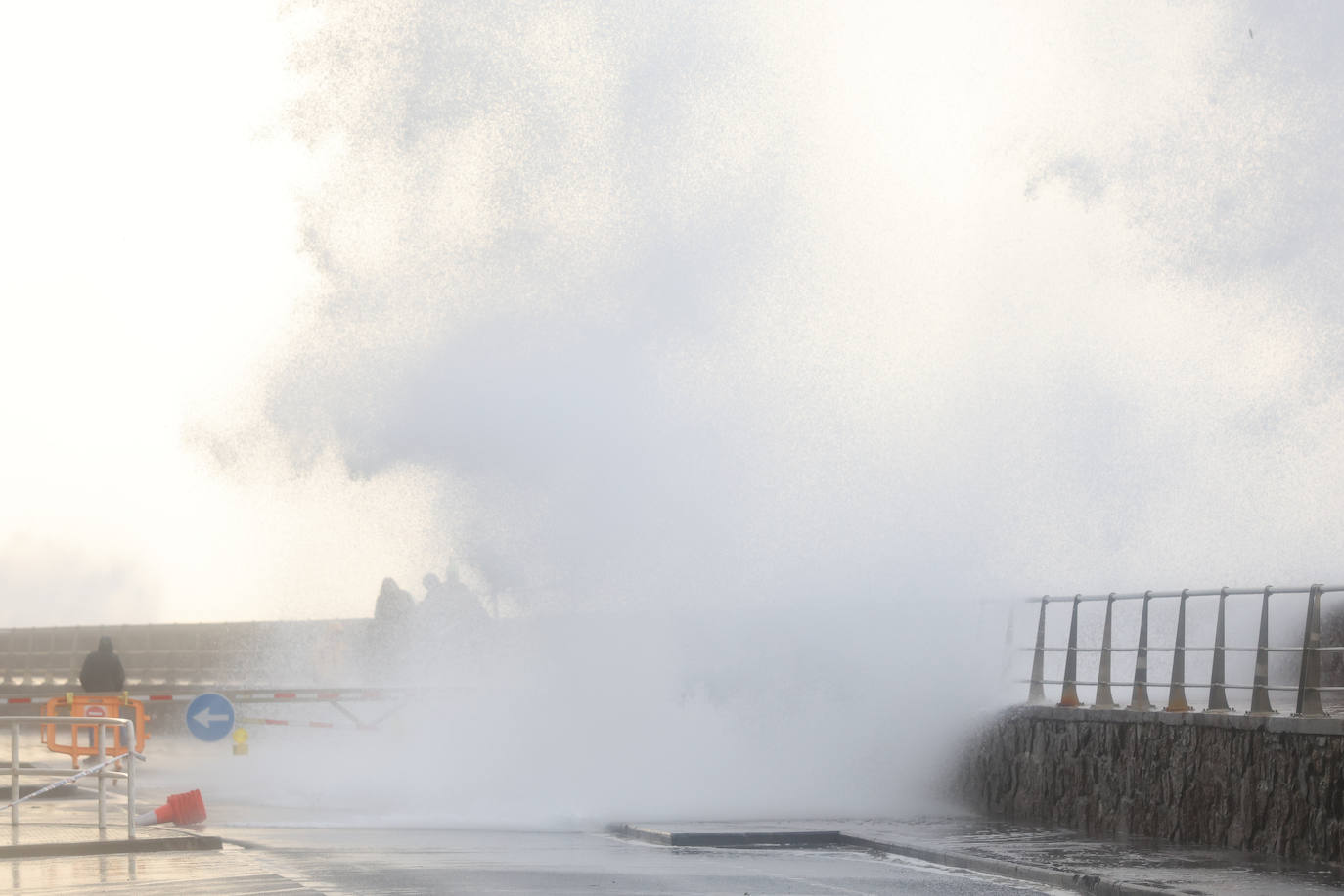 La huella de la borrasca Ciarán en Gipuzkoa