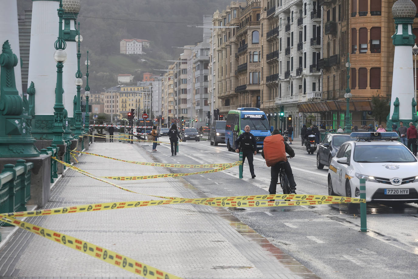 La huella de la borrasca Ciarán en Gipuzkoa