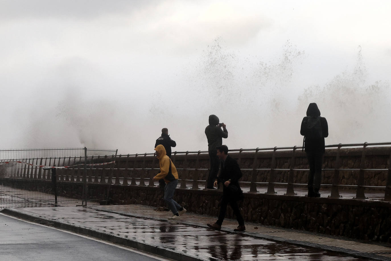 La huella de la borrasca Ciarán en Gipuzkoa