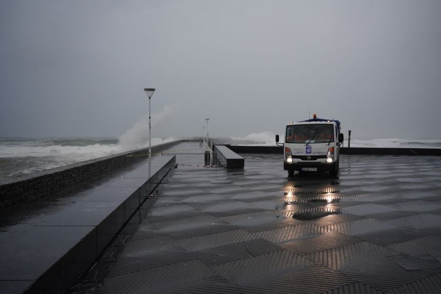 La huella de la borrasca Ciarán en Gipuzkoa