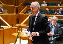 Urkullu en el Parlamento Vasco