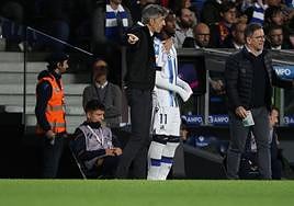 Imanol dando instrucciones a Cho el sábado