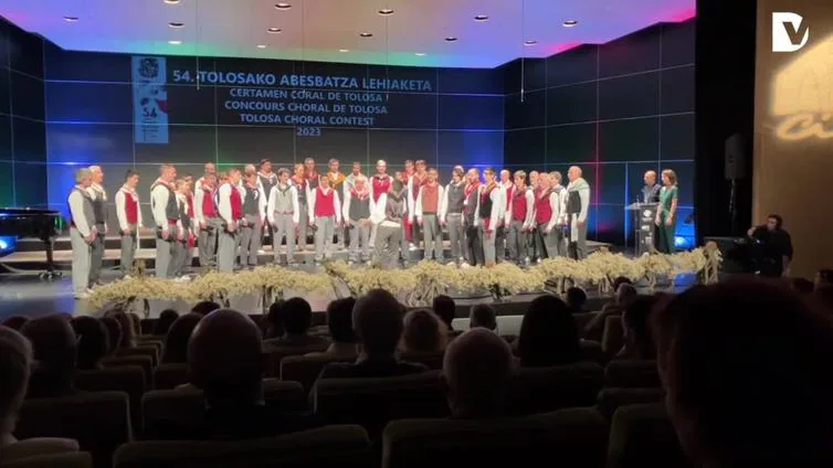 El coro vasco 'Suhar' gana el Certamen de Tolosa