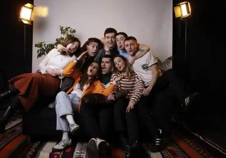 'Beitia' seriean parte hartzen duten zortzi gazte oñatiarrak.