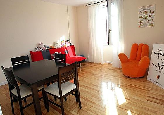 Espacio de convivencia familiar con el que cuenta la Diputación en Donostia, distinto al que se va a crear.