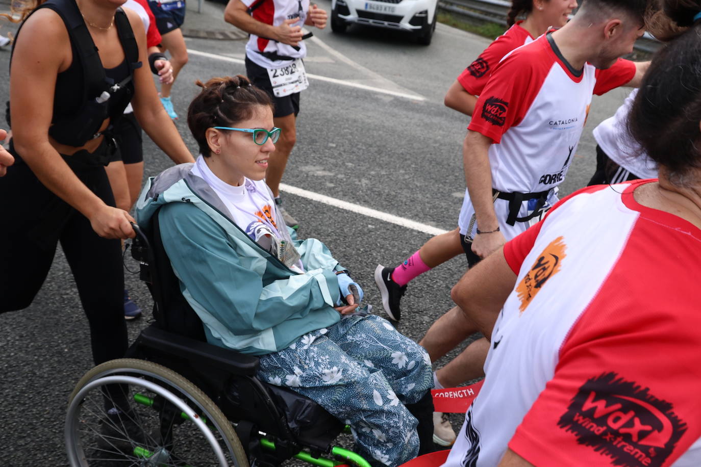 Fotos de la Behobia 2023 a su paso por Gaintxurizketa